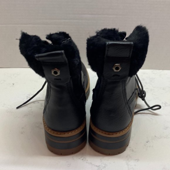 Madden Girl Black Lace Up Boots - Picture 3 of 7